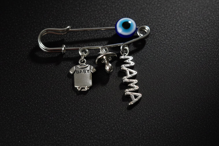 Талисман Безопасна Игла С Амулети (5см) Мама, Талисман, ChervenKonec, ChervenKonec