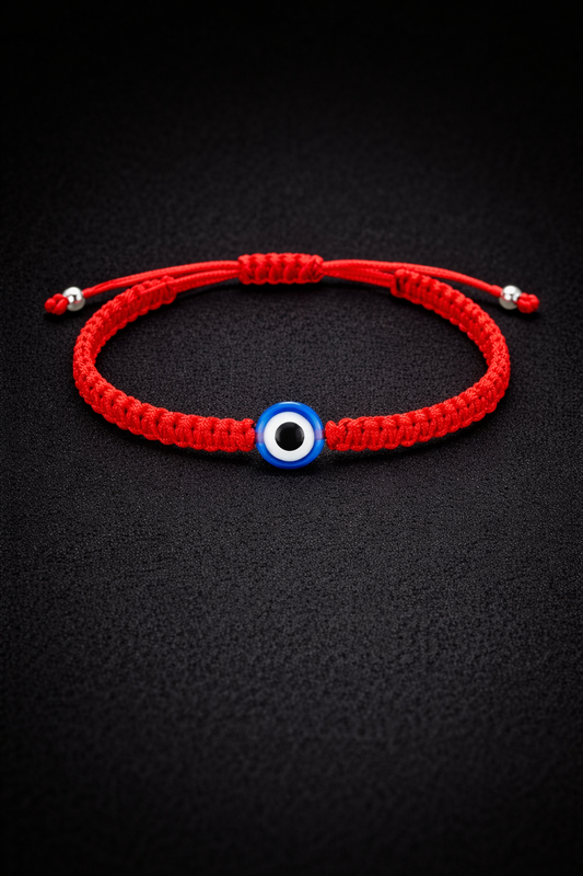 Гривна Червен Конец С Елемент Синьо Око 7, Червен Конец, ChervenKonec, ChervenKonec 