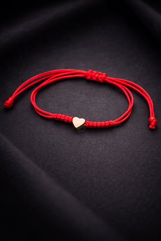 Гривна Червн Конец С Елемент Сърце 3, Червен Конец, Червен Конец, ChervenKonec 