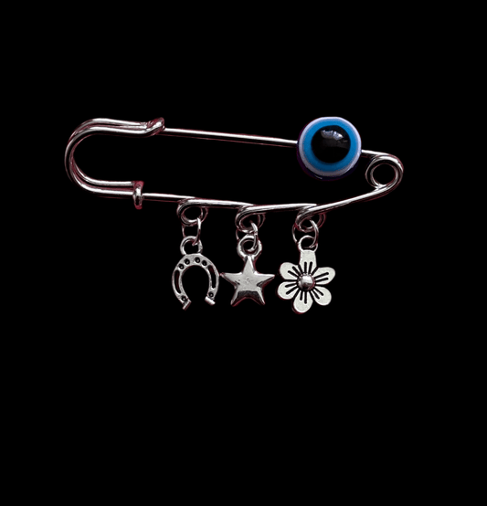 Безопасна игла с талисмани (5см) - ChervenKonec ChervenKonec